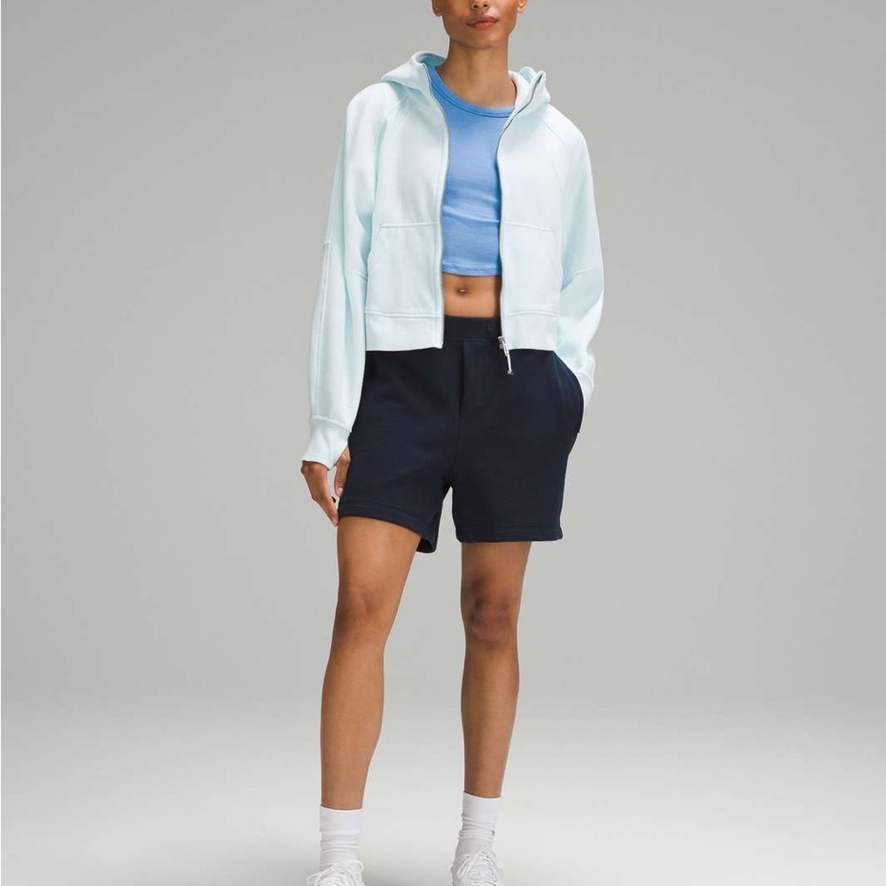 Lululemon Scuba Oversized Full-Zip Hoodie -Sheer Blue - Picture 3 of 7